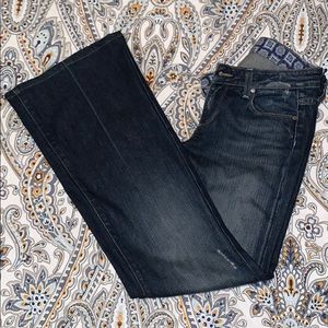 Paige “Robertson” Distressed Bell Bottom Jeans